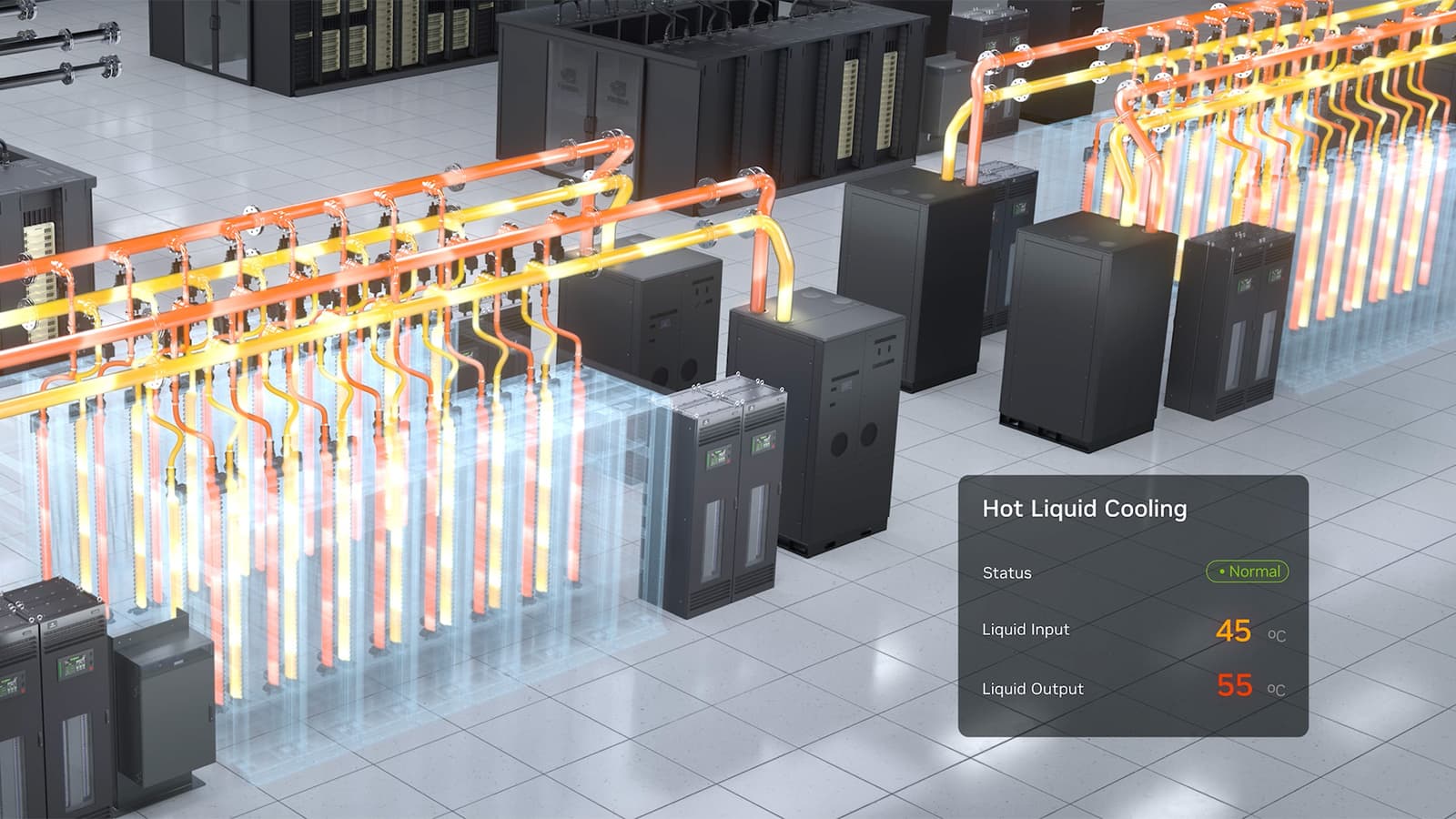 NVIDIA’s 45°C Liquid‑Cooled AI Servers Slash Data‑Center Power Use